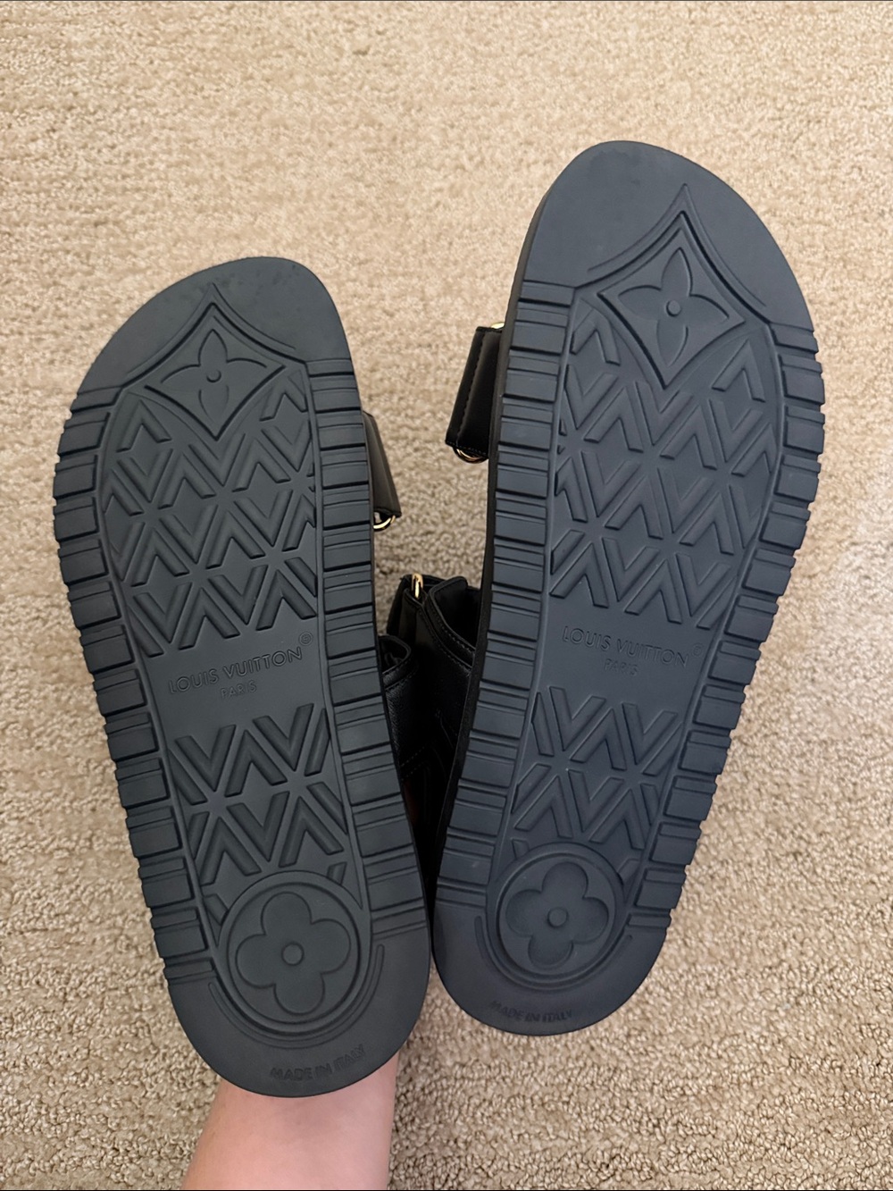 Louis Vuitton Sunset Charms Comfort Sandal Size 38 - Picture 3 of 4